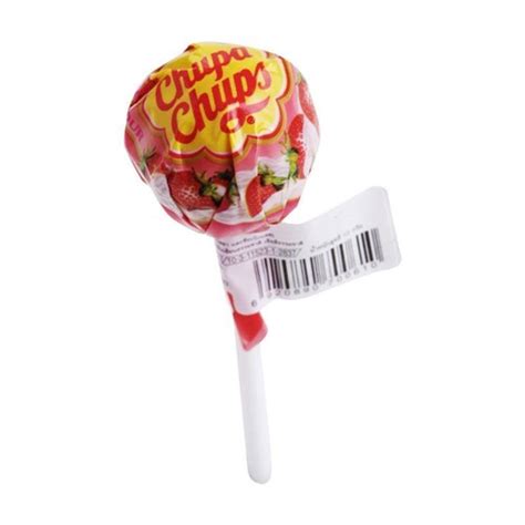 Buy Chupa-Chups Lolipop Candy Strawberry Cream Flavor Assorted Flavour ...