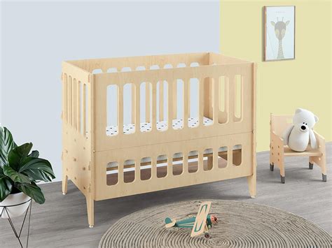 X&Y Furniture For Growth Coral Coconut Baby Crib (0 to 5 Years), Multi ...