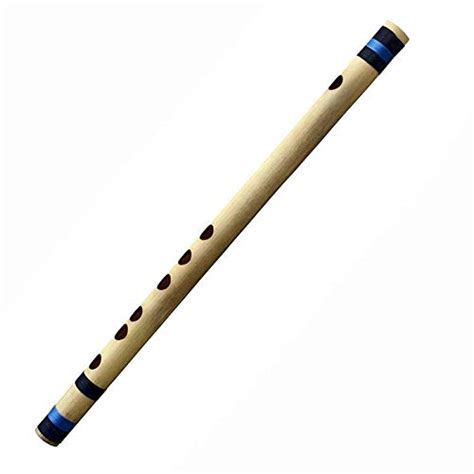 RoyaltyCLIQ Indian Bamboo Transverse Flute Musical Instruments (G Tune ...