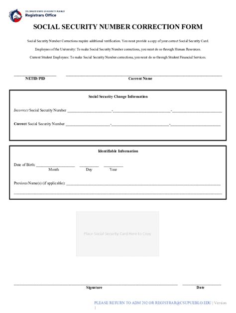 Fillable Online PLEASE RETURN TO ADM 201 OR REGISTRARCSUPUEBLO.EDU ...