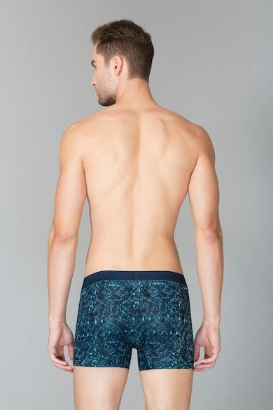 Buy Men Blue Print Trunk Online - 668324 | Van Heusen