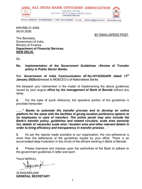 AIBOA Urges Finance Ministry to Ensure Implementation of Government ...