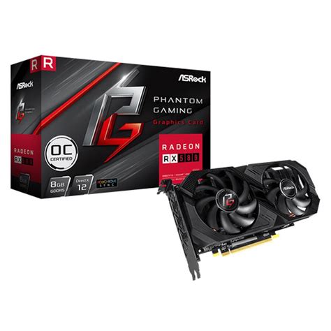 Buy ASROCK Radeon RX 580 Phantom Gaming U OC 8GB AMD Graphic Card ...