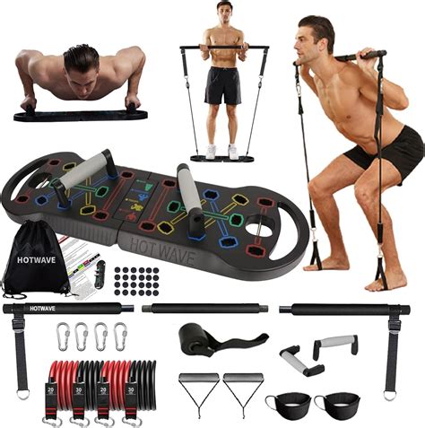 HOTWAVE Portable Exercise Equipment with 16 Gym India | Ubuy