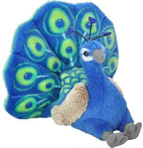 WILD REPUBLIC Peacock Plush, Stuffed Animal, Plush Toy, Kids Gifts ...