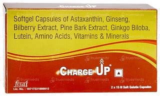 CHARGE UP CAPSULE 15 - Uses, Side Effects, Dosage, Price | Truemeds