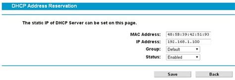 How to configure DHCP Address Reservation on TD-8840T(V4),TD-W8968(V1 ...