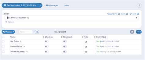 Swim Lesson Report Cards 的图像结果