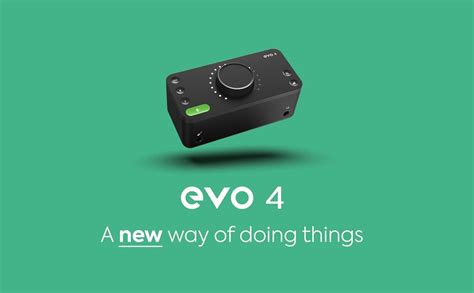 Audient EVO 4 Professional 2in/2out USB Audio Interface for Recording ...