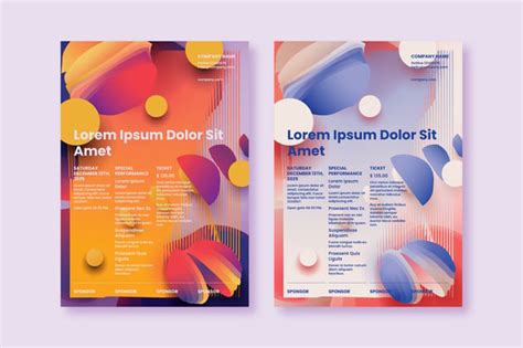 Abstract Poster Template - Design Template Place