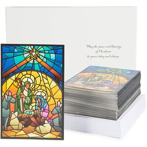 Buy 48 ct Christmas Holiday Cards with Envelopes 4x6 in, Xmas Greetings ...