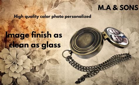 M.A & SONS Personalized Pocket Compass, Camping Travelling Equipment ...