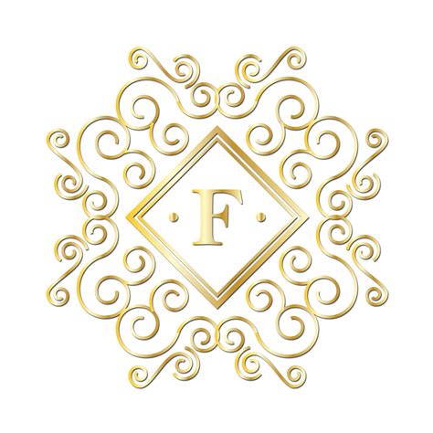 Monogram Letter F