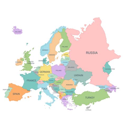Europe Map PNG 的图像结果