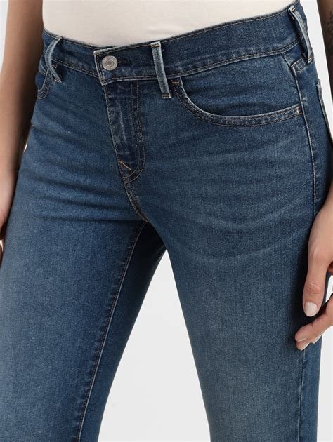 Women's 710 Blue Skinny Fit Mid Rise Jeans – Levis India Store