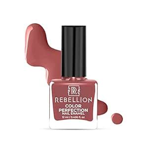 Buy Rebellion Color Perfection Nail Enamel - 12ml | Hot Brown - Hottie ...