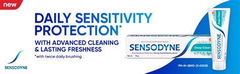 Buy Sensodyne Deep Clean 70g Toothpaste, Sensitive tooth paste for ...
