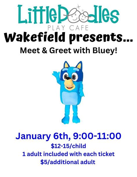 Meet & Greet with Bluey!, Little Doodles Play Cafe-Wakefield, Wake ...