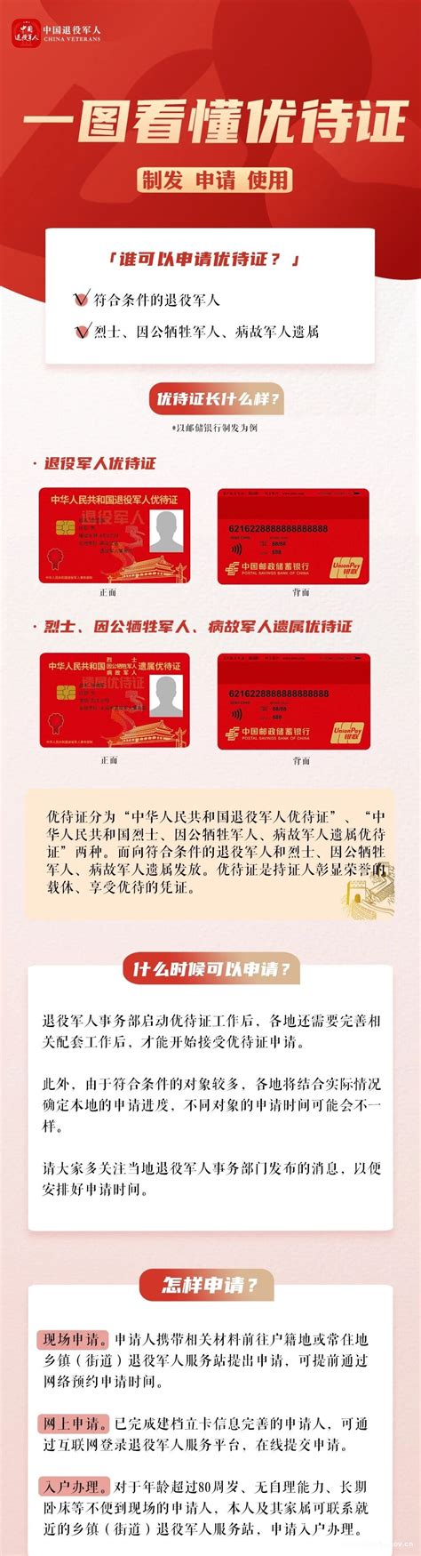 一图看懂优待证制发 申请 使用-汉阴县人民政府