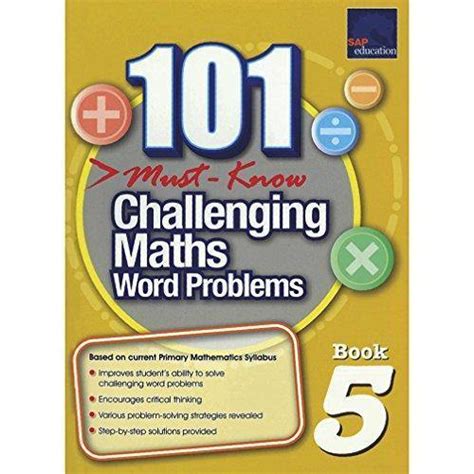 SAP 101 MUST KNOW CHALLENGING MATHS WORD PROBLEMS – Odyssey Online Store