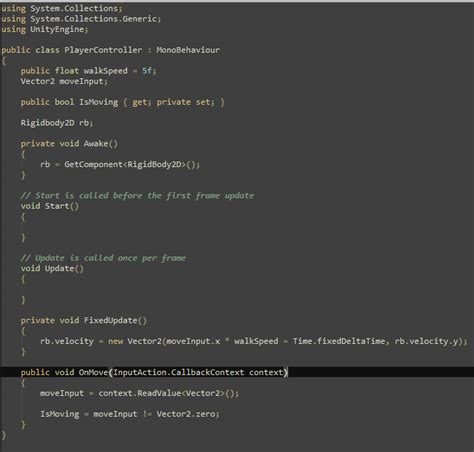 Image result for Unity 2D Movement Script