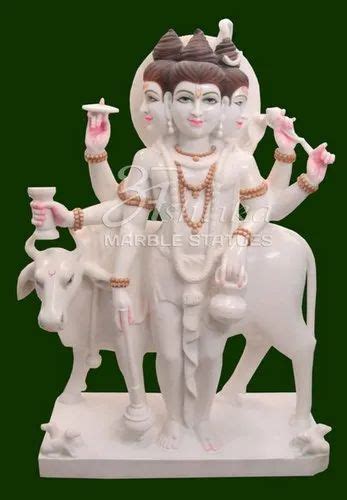 Marble Dattatreya Statue - Lord Dattatreya Marble Statue Manufacturer ...