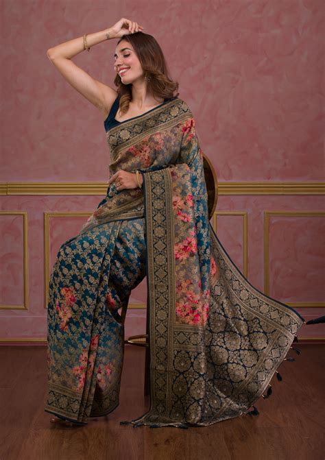 Floral Saree - Buy Floral Print Saree Online At Best Price – Koskii