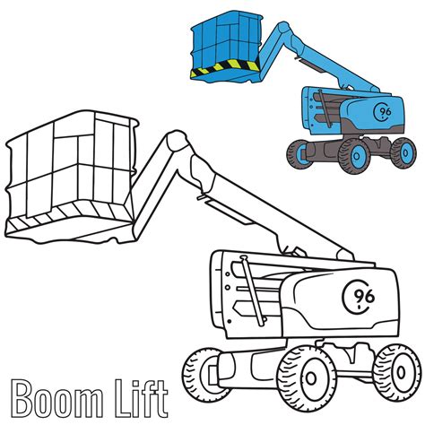Construction Vehicle Coloring Pages