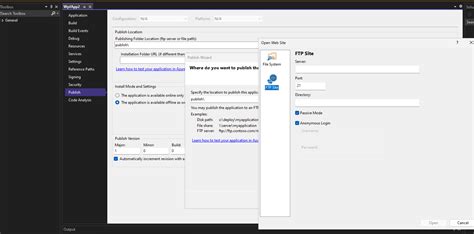 Image result for Visual Studio FTP Explorer