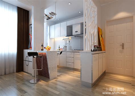 101平现代简约风格厨房玄关处-上海装潢网