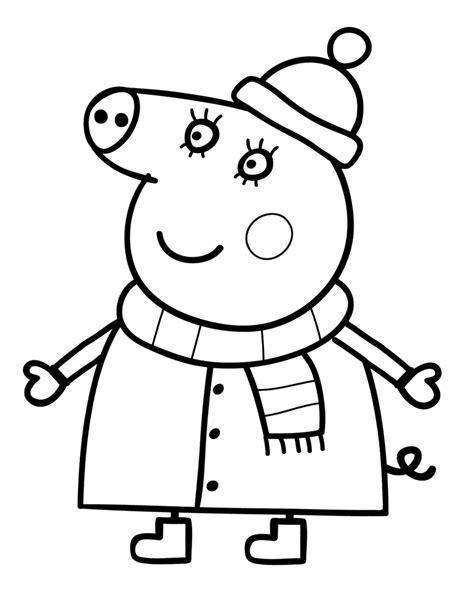 Peppa Pig Coloring Pages – Printable Coloring Pages. FREE