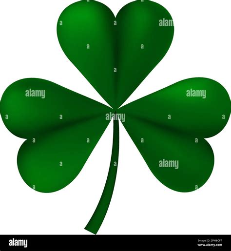 Three-Leaf Shamrock Clover Stock Vector Image & Art - Alamy