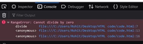 Image result for Range Error JavaScript