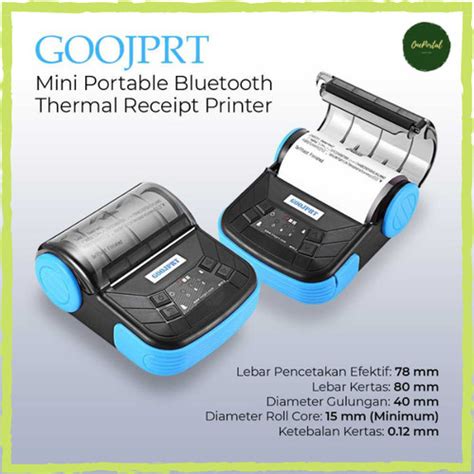 Jual Mesin POS Kasir Mini Portable Bluetooth Thermal Receipt Printer ...