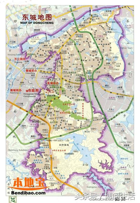 东莞市区划分布图（广东东莞各镇分布图） - 奇酷啦！