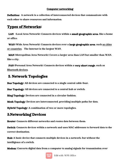 Image result for Networking PDF Notes
