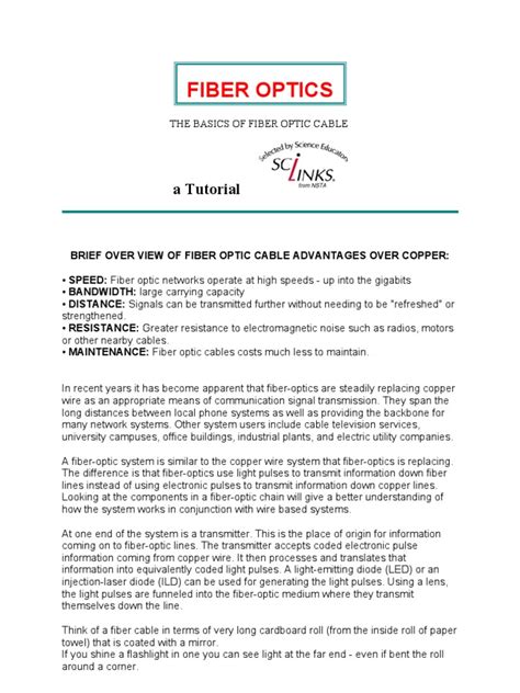 Fibre Optics Tutorial 的图像结果