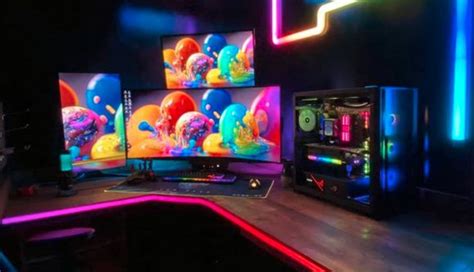 This dazzling custom gaming PC build is a neon RGB dream