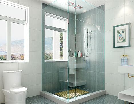 卫生间淋浴间装修效果摄影高清图片_大图网图片素材