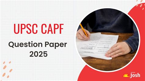 UPSC CAPF AC Question Paper 2025: Direct Link to Paper 1 and 2 Download PDF
