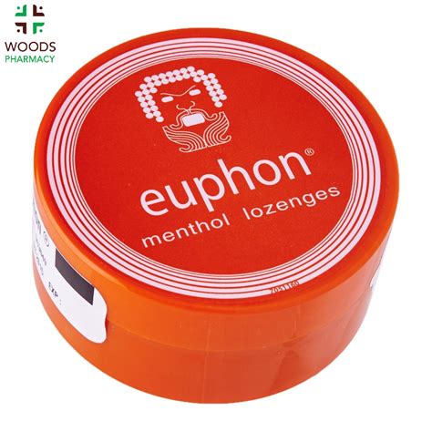 Euphon lozenges 70s - For hoarseness, Laryngitis due to colds, inflammation or infection, cough ...