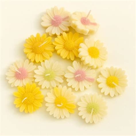 Aromatic Floating Flower Candles – Daisy Design for Bowl Decor, Diwali ...
