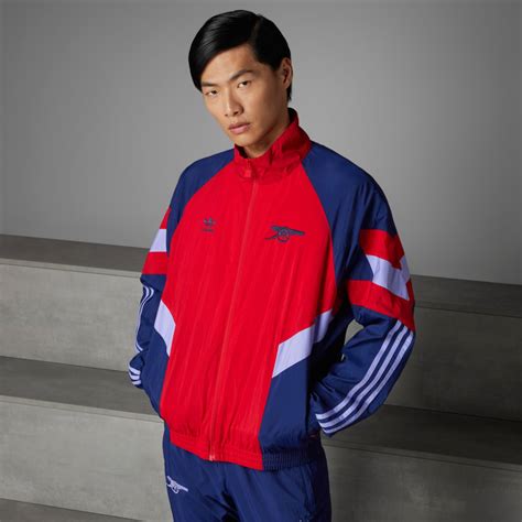 adidas Arsenal Originals Track Top - Red | Free Shipping with adiClub ...