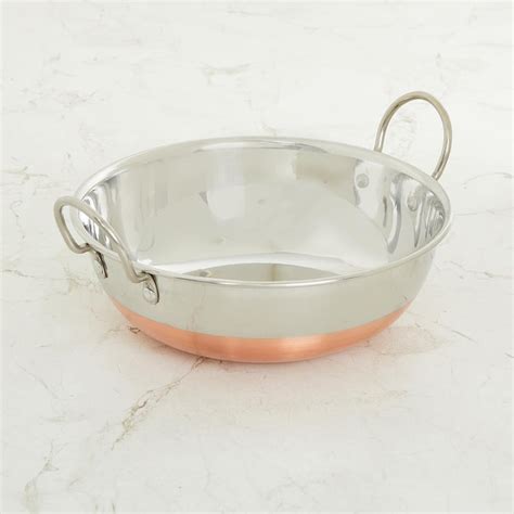 Buy Corsica Aristo Set of 2 Copper Base Stainless Steel Kadhai from ...