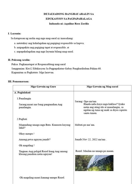 Image result for Example of Lesson Plans On Gradelink