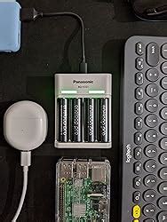 Panasonic eneloop CC61N Portable with USB Input Charger for AA & AAA ...