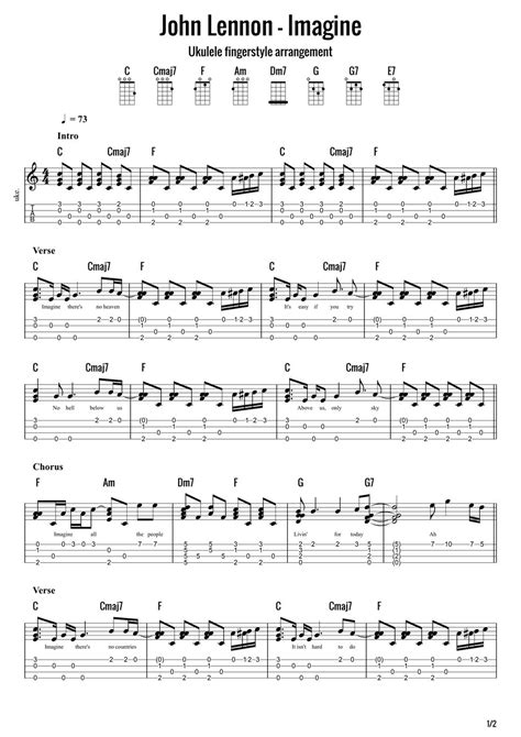 Image result for Ukulele Tutorials for Playing Imagine