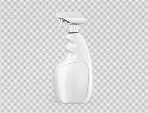 Free Plastic Trigger Spray Bottle Mockup (PSD)