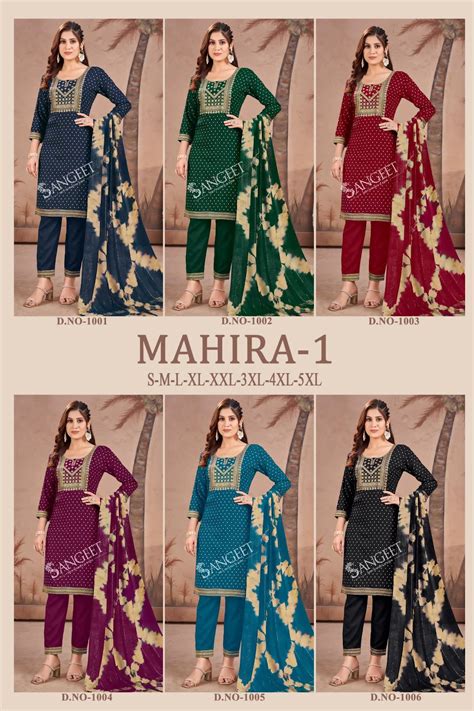Mahira 1 Sangeet Heavy Rayon Readymade Pant Style Suits Exporter ...