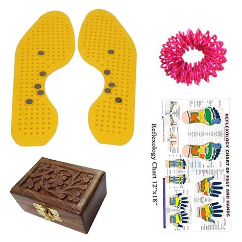 Super India Store Acupressure Magnetic Shoe Sole For Heel Pain With ...